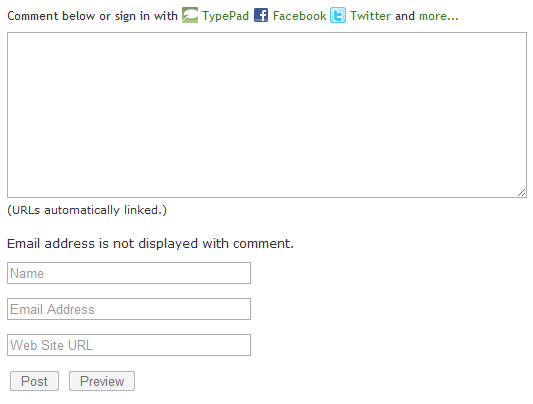 Example of Typepad Connect Comments