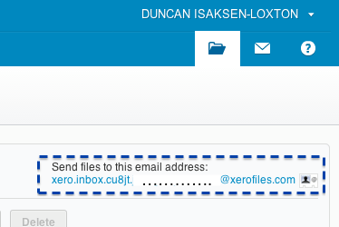 finding your Xero email address