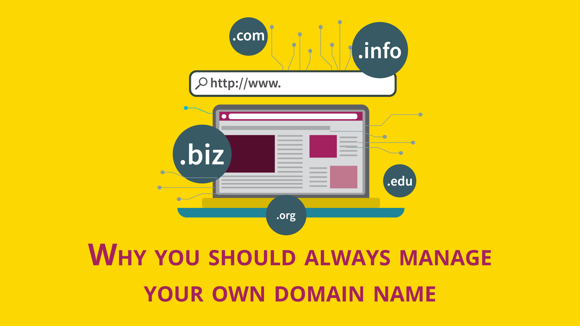 Why You Should Always Manage Your Own Domain Name - SixFive